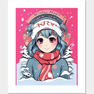 Winter Magic with K- Pop Posters and Art